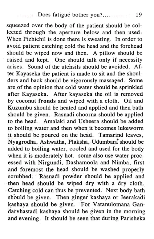 Traditional Ayurvedic Treatments of Kerala